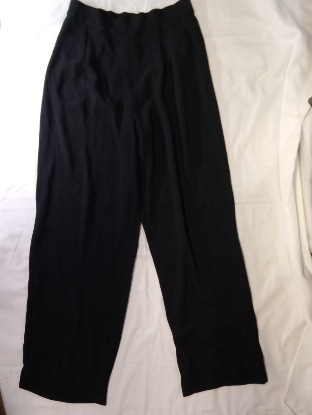 Women's Black Straight-Leg Dress Pants